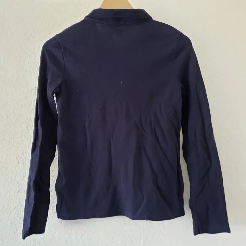 Gap Navy Long Sleeve Polo - Size XL (12)